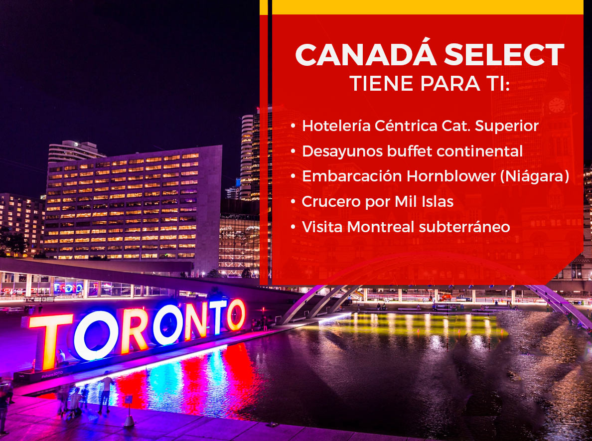 viajes a canada 8 dias todo incluido