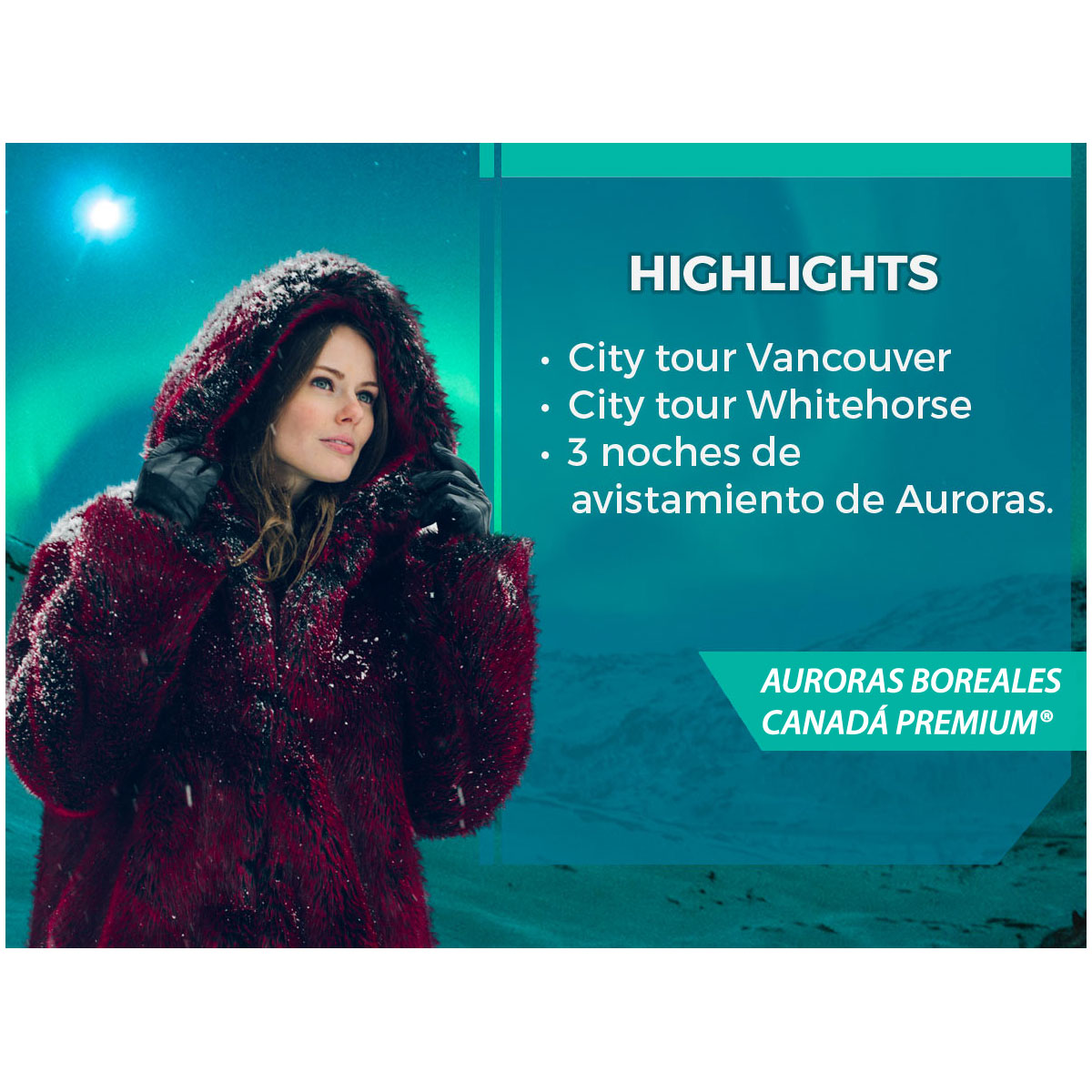 Auroras Boreales Canadá 7 días