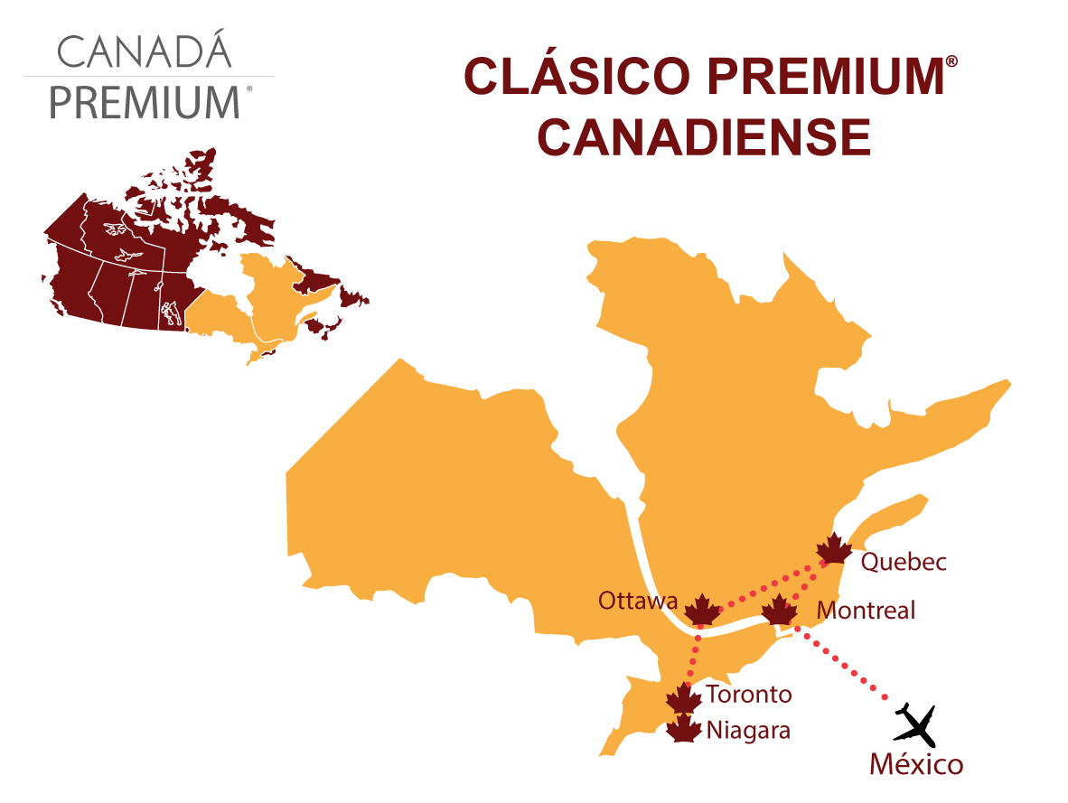 viajes a canada 8 días todo incluido