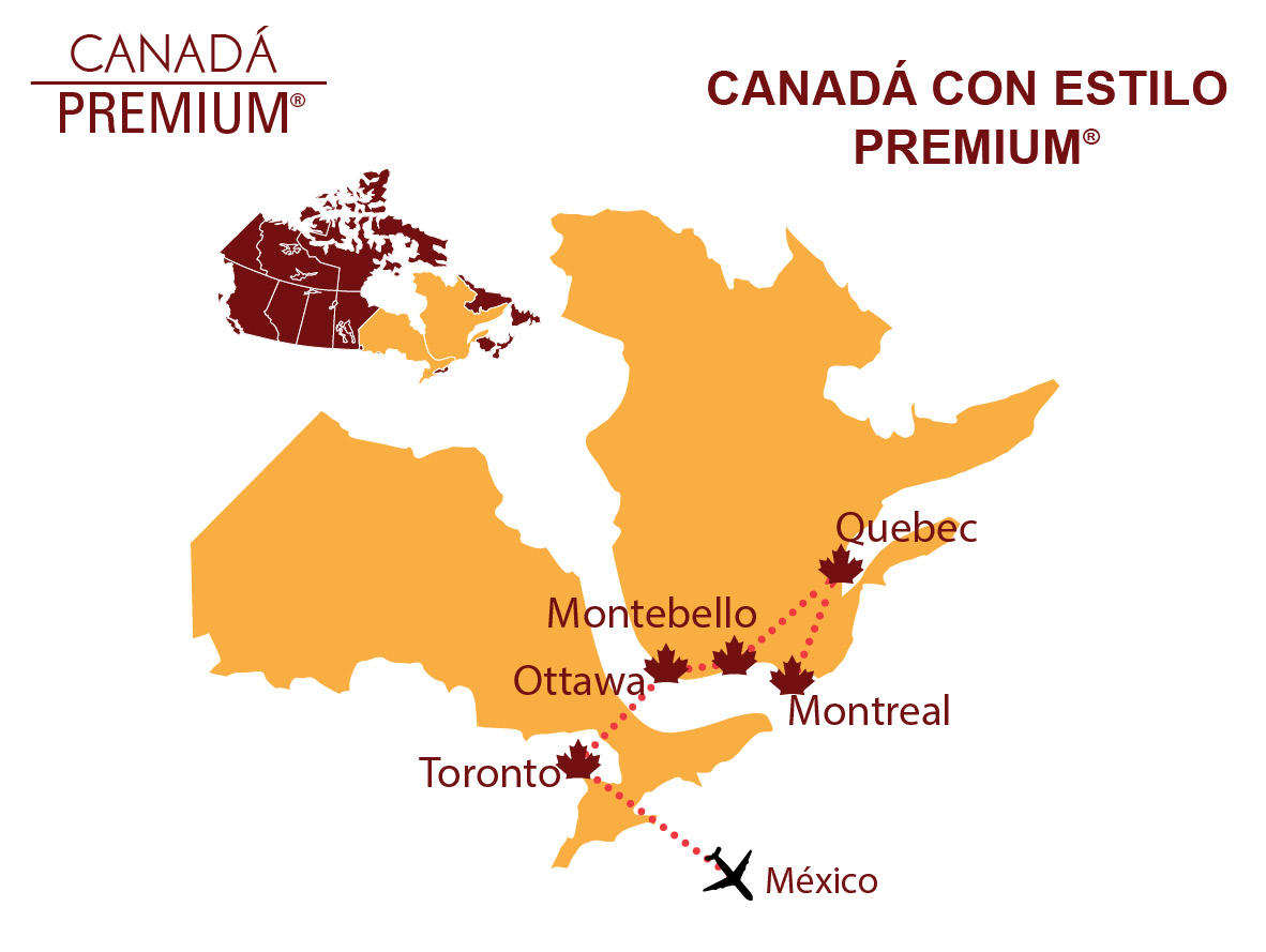 viajes a canada 8 días todo incluido