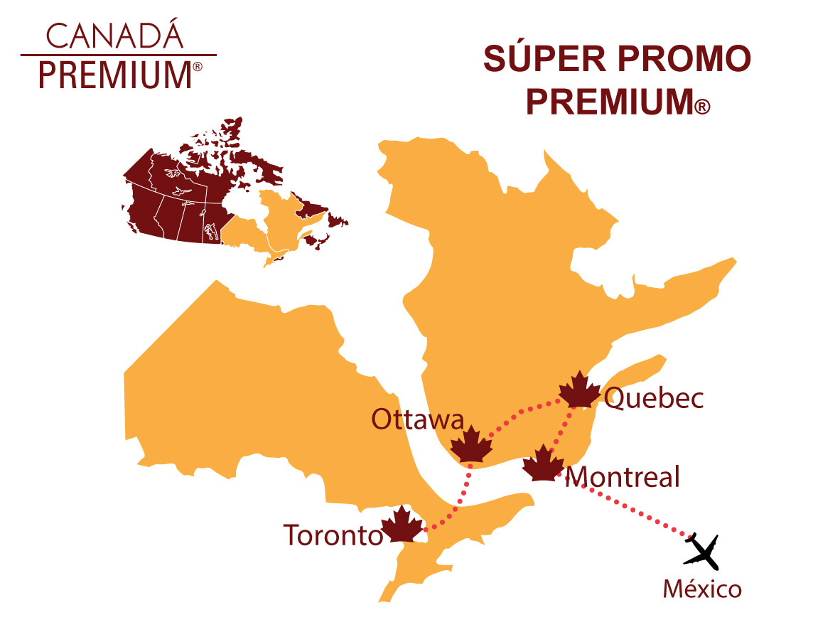 viajes con hospedaje 7 Días canada